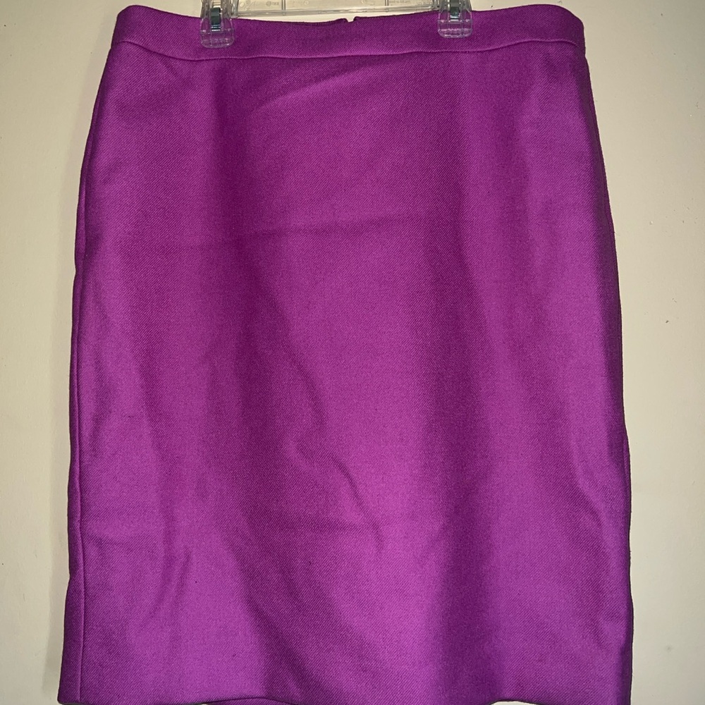 J Crew Purple Women's Skirt Size 12